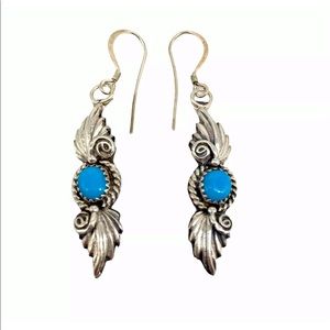 Turquoise .925 earrings